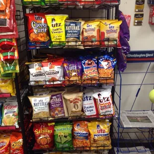 Newspapers and chips