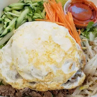 Bibimbop! ( Korean mixed rice bowl)