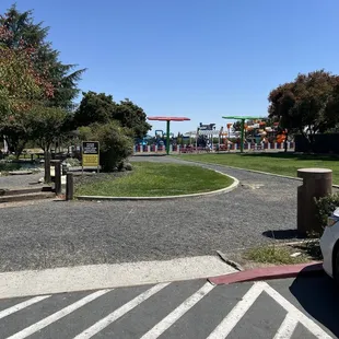 outside