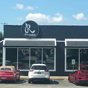 Outside of the restaurant