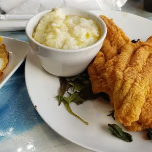 Catfish and grits!