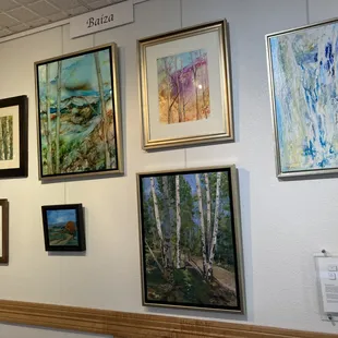 Paintings in Acrylic, Oil and Alcohol ink