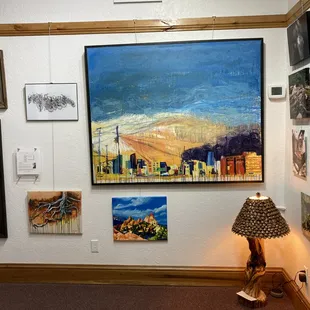 Encaustic and Oil Paintings