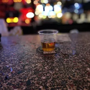 Nice knob creek pour