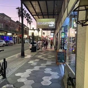 Sidewalk view