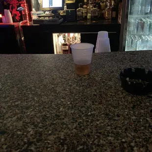 Love the plastic cups... ummm no