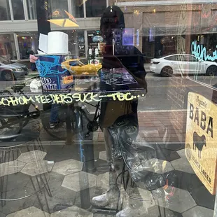 Sidewalk table
