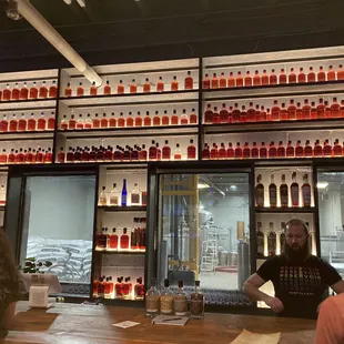 a man behind the bar