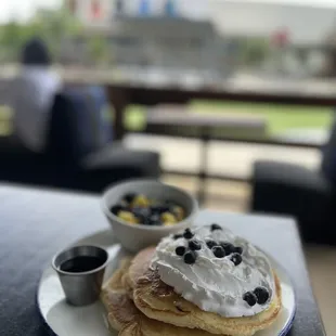 Papa Smurf pancakes