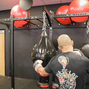 Boxing, a great way to burn calories, let off some steam and its a lot of fun!