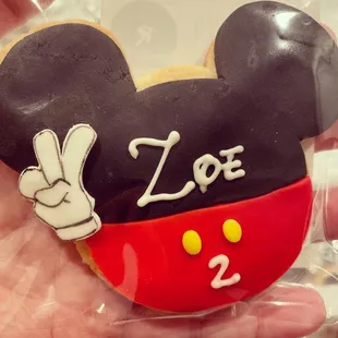 Mickey themed cookies