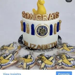 Cake and cookies