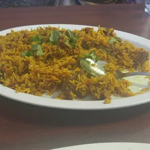 Lamb biryani