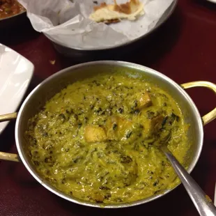 Saag ponir of course!