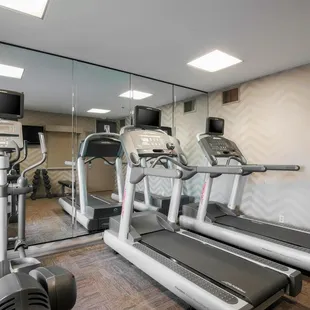 24 Hr. Fitness Center, located just off of the Lobby