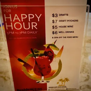 Happy Hour! Great deals!