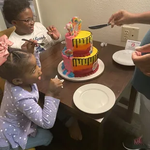 Lighting the birthday cake, half lol surprise half Naruto in the suite at the residence