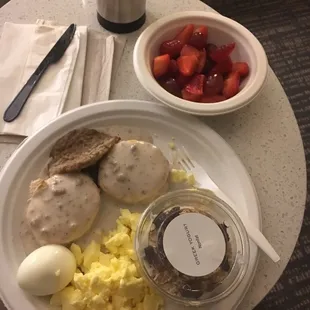 Breakfast in my room - but several more options available