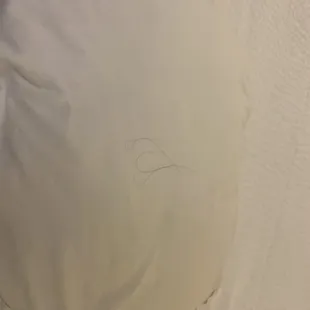 Hair on pillows