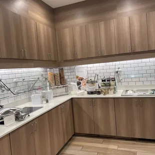 Hot  cereal and toppings your choice. ( mine with  craisins + nuts)