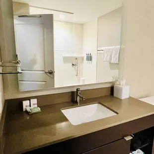 Bathroom Mirror and Sink