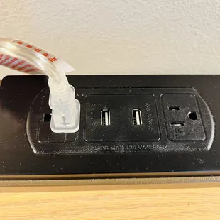 USB and Power Outlet