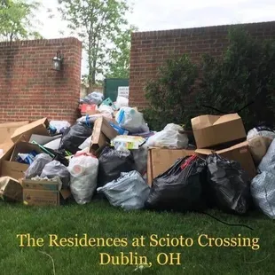 Trash accumulation