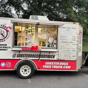 Food truck in the lot