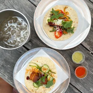 Pork Belly Burnt Ends + Paneer Kathi Roll