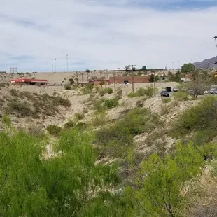 Looking back at Mesa St