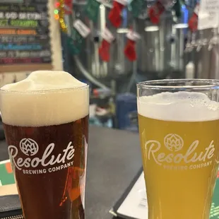 Vienna Lager and Wheat Ale