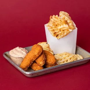 VEGAN Tenders &amp; Fries