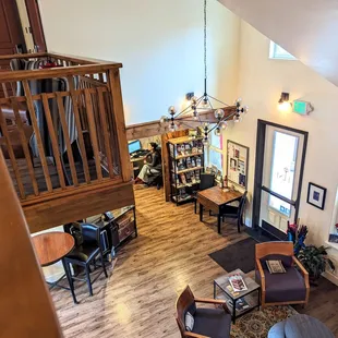 The lobby from above