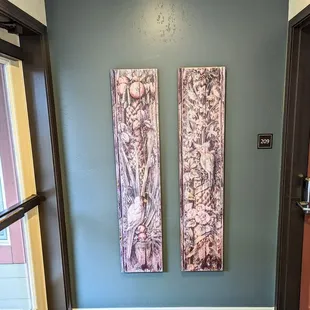 Art at the end of the corridor