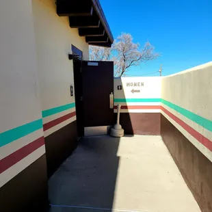 Entrance to Women&apos;s Restroom