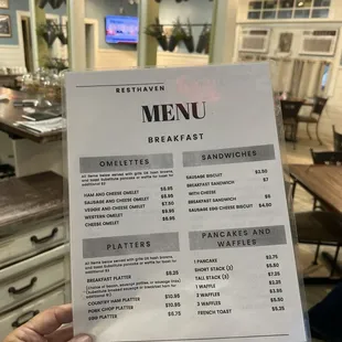 Breakfast Menu June 2024