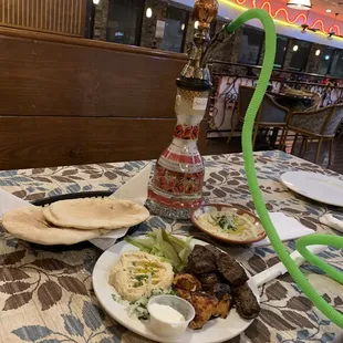 Baba Ghanouj Hummus Kafta Kabob Chicken Kabob Beef Kabob