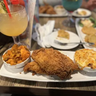 Catfish, Mac &apos;n Cheese &amp; Candied Yams