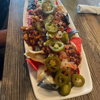 Loaded BBQ Nachos