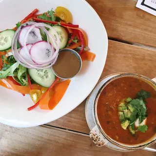 Roasted Tomato Tortilla Soup