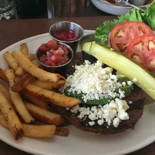 Wood Fired Grilled Vegetable Burger