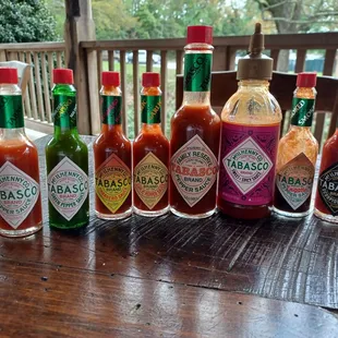 So many different kinds to try on your food!