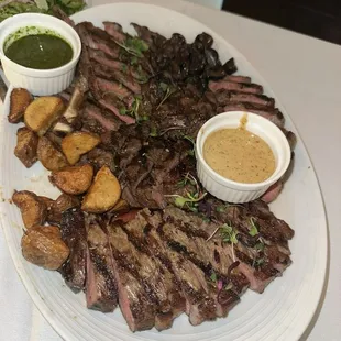 An assortment of steaks