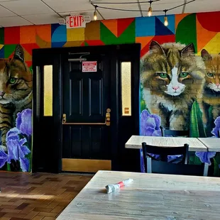 Cat mural