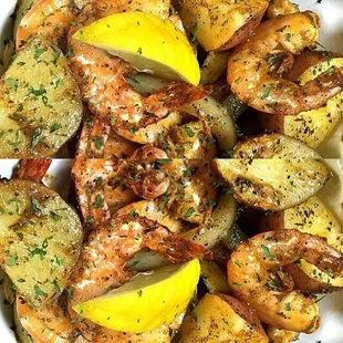 food, grilled fish