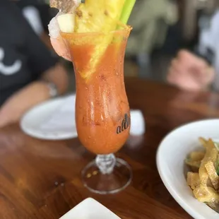 Their Signature Bloody Mary!! Always tasty and always a winner!!