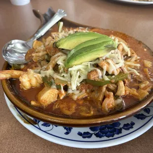 a plate of food