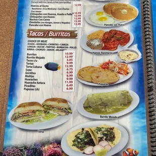 bagels, menu