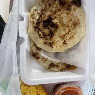 Pupusas revueltas.