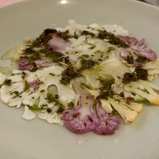 Cauliflower Carpaccio